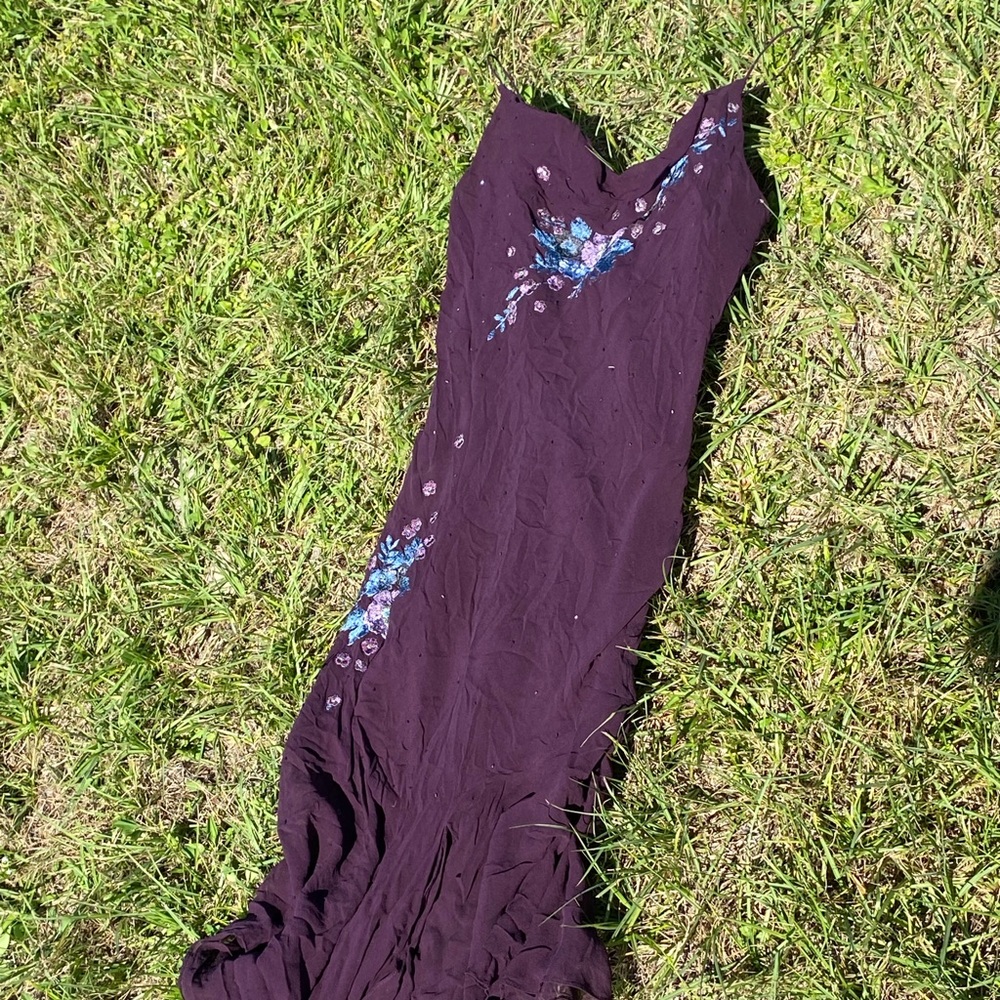 Vintage plum, dress, size small fairy vibes